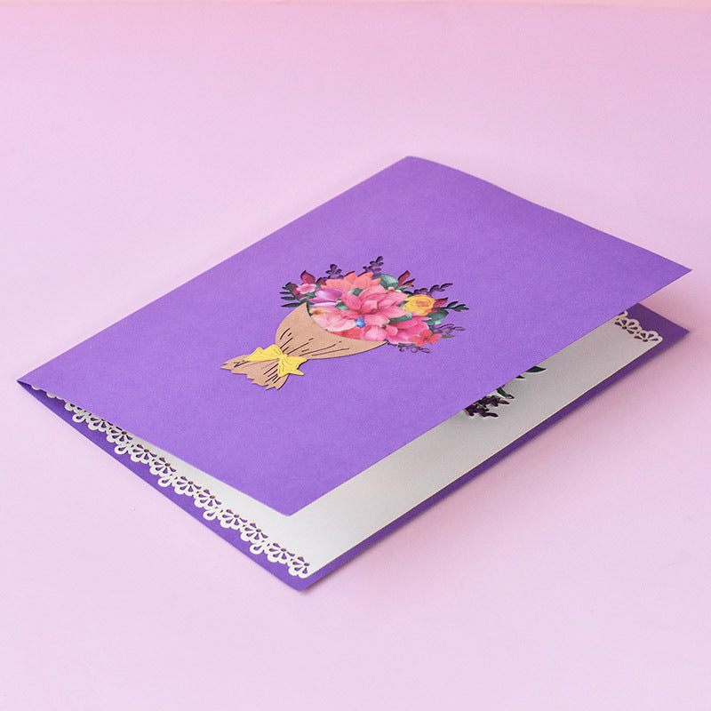 New Creative 3D Three-Dimensional Greeting Card