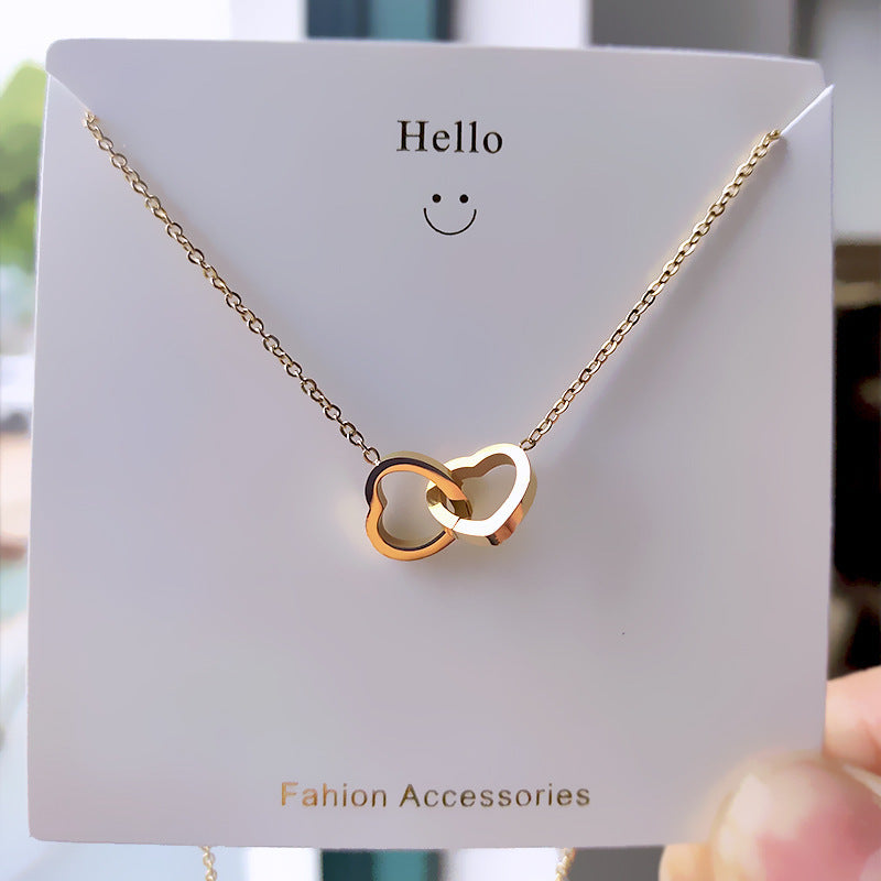 Double-Ring Love Necklace