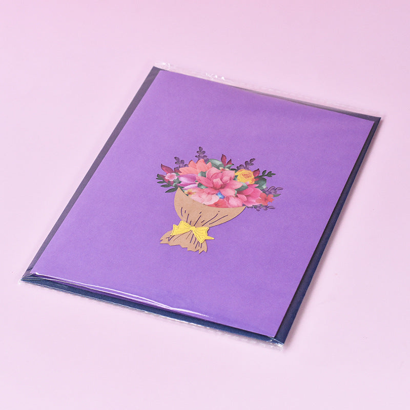 New Creative 3D Three-Dimensional Greeting Card