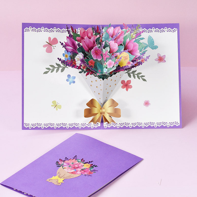 New Creative 3D Three-Dimensional Greeting Card