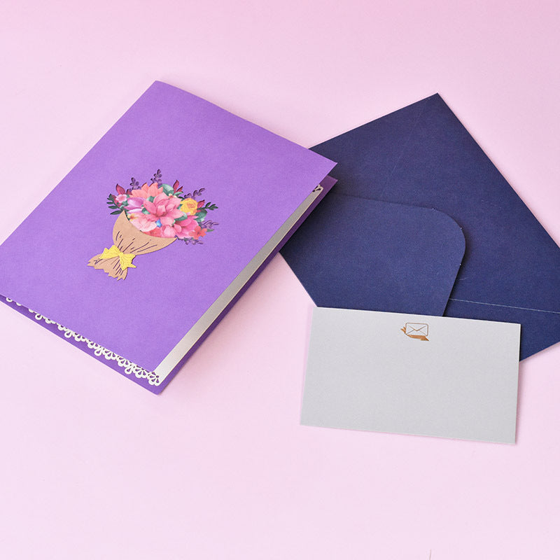 New Creative 3D Three-Dimensional Greeting Card