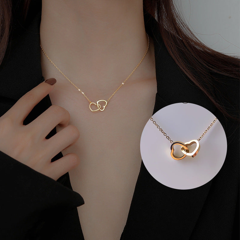 Double-Ring Love Necklace