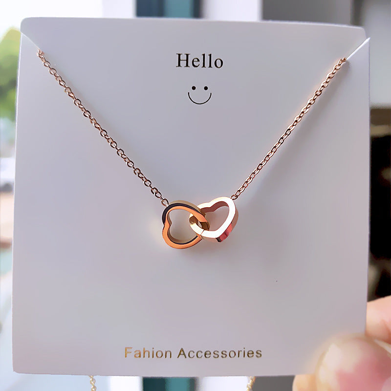 Double-Ring Love Necklace