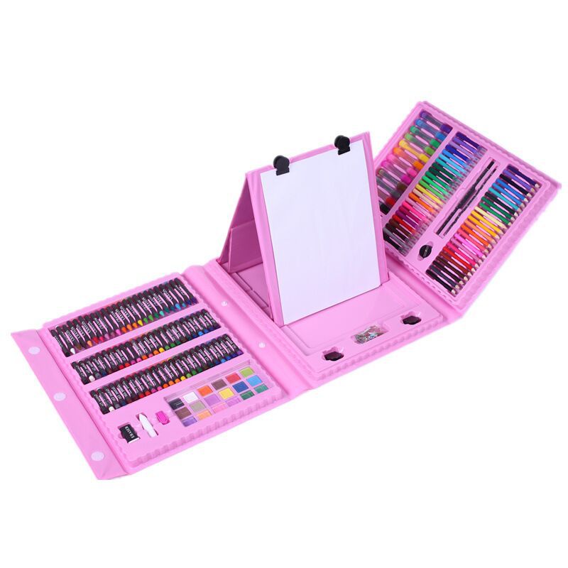 Children's Double-Panel Easel Watercolor Pen Set