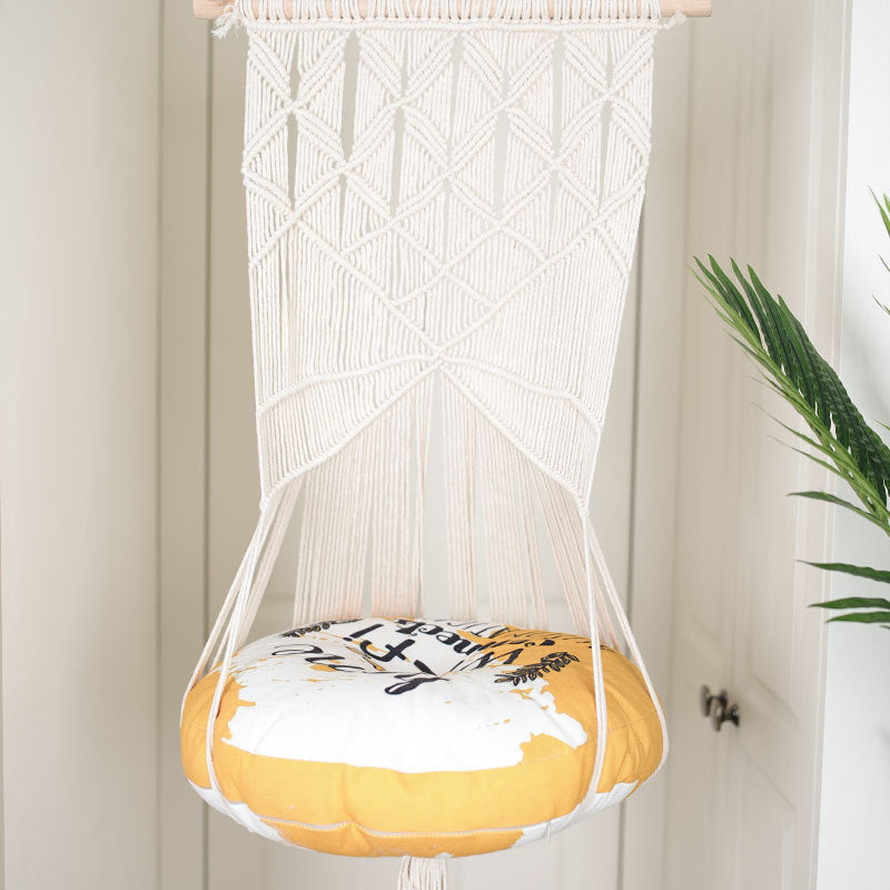 Pure Handmade Pet Woven Hanging Basket Swing