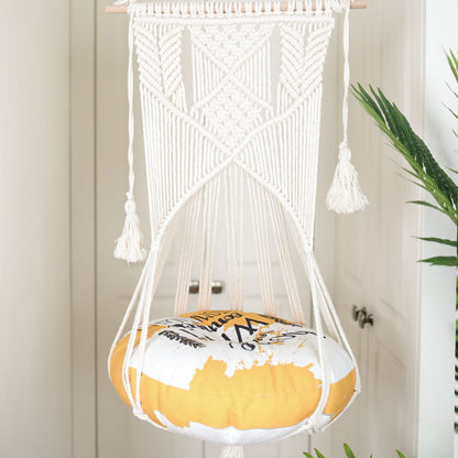 Pure Handmade Pet Woven Hanging Basket Swing