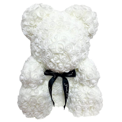 Handmade Rose Eternal Flower Bear