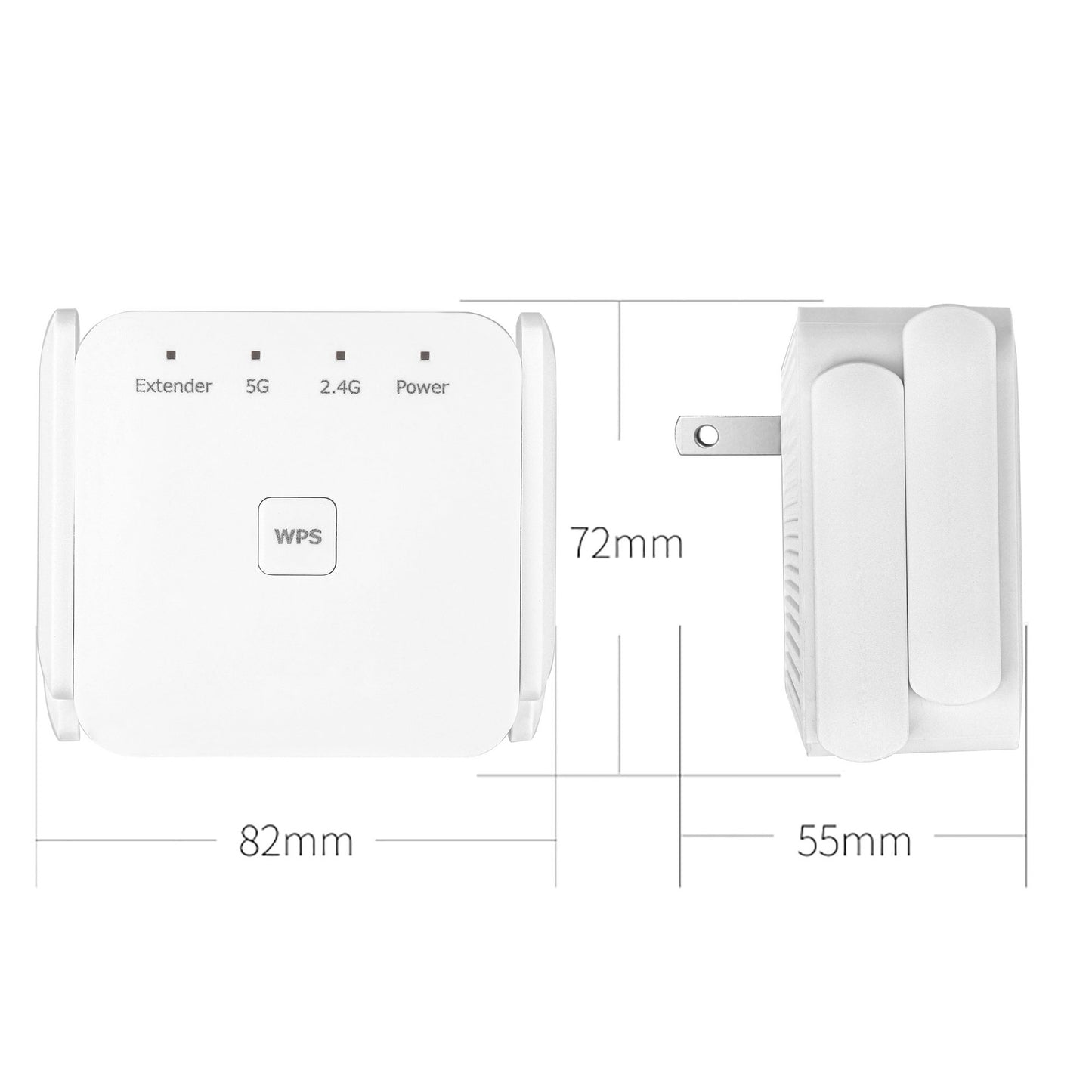 Wireless Dual-Band High-Power Network Booster