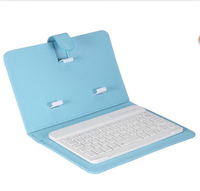 Mobile Phone Bluetooth Keyboard Leather Case