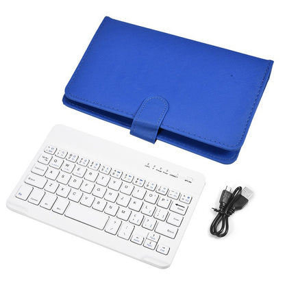 Mobile Phone Bluetooth Keyboard Leather Case