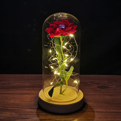 LED Light Rose Immortal Flower