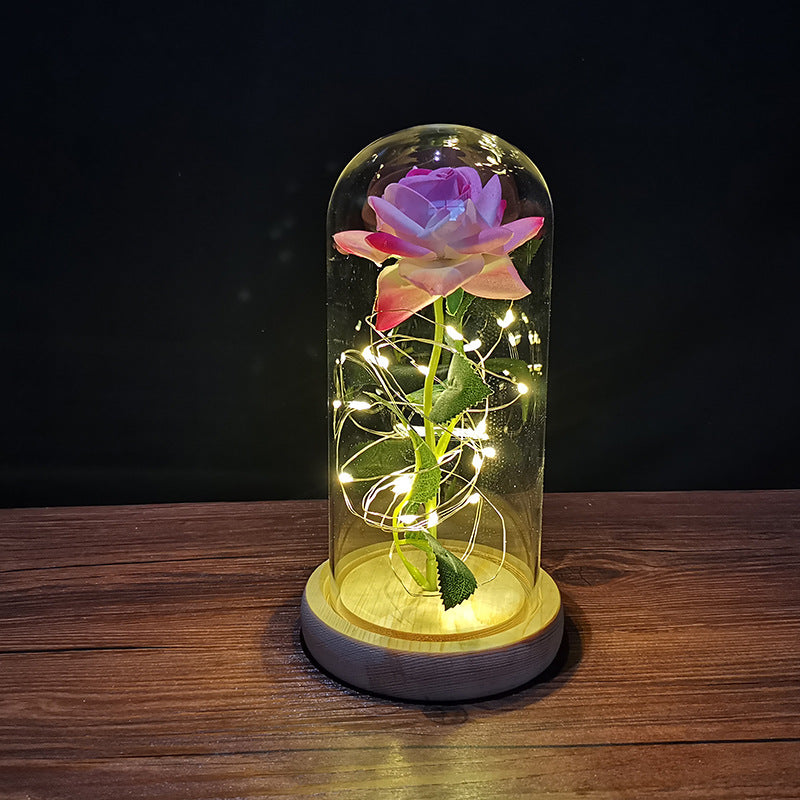 LED Light Rose Immortal Flower