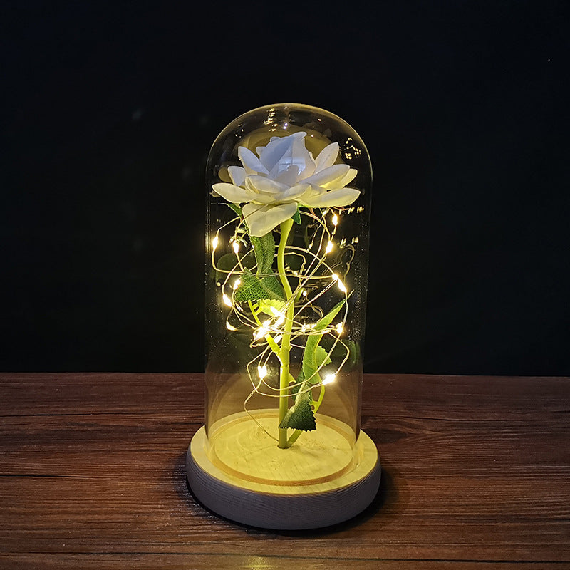 LED Light Rose Immortal Flower