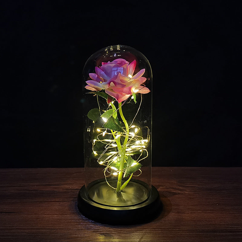 LED Light Rose Immortal Flower