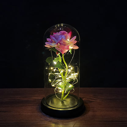 LED Light Rose Immortal Flower