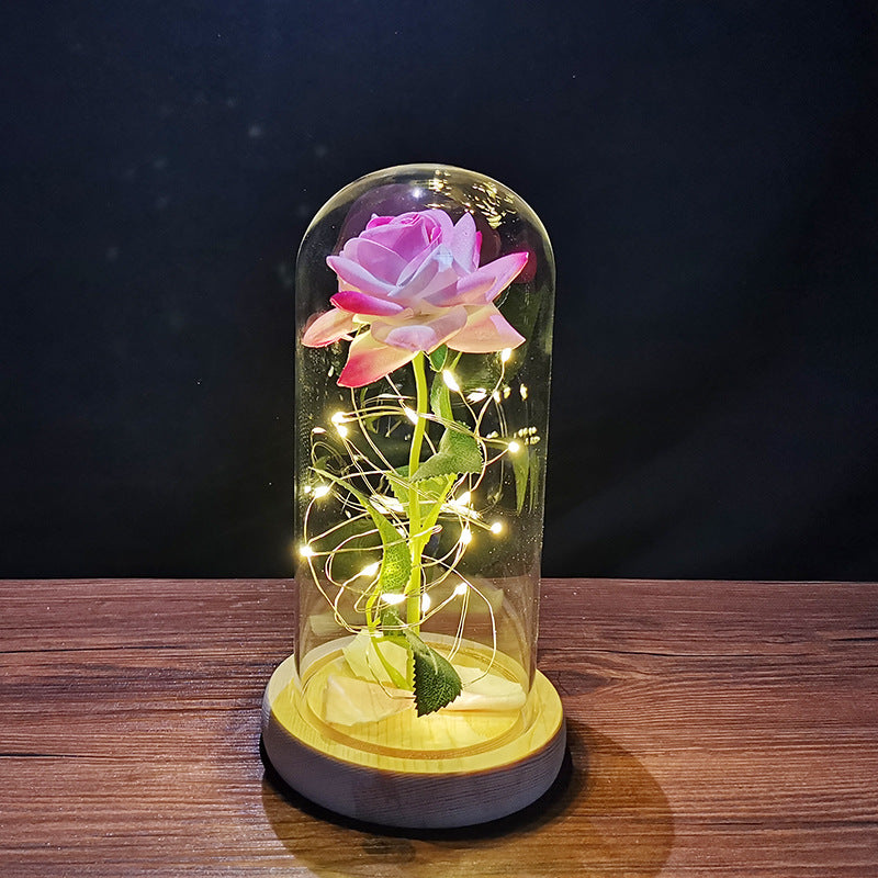 LED Light Rose Immortal Flower