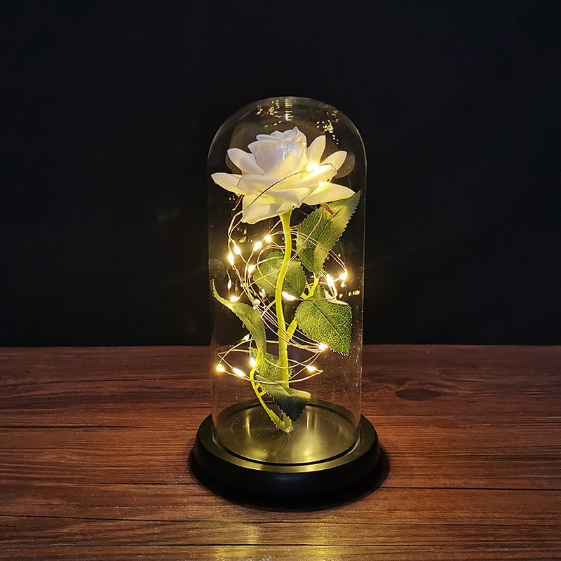 LED Light Rose Immortal Flower