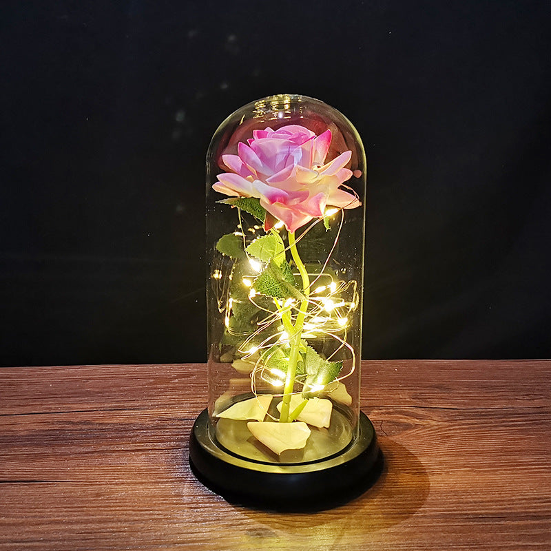 LED Light Rose Immortal Flower