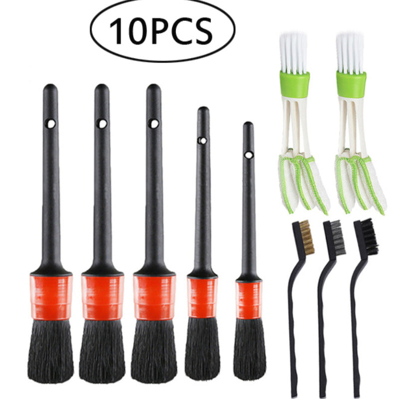 Car Beauty Detail Brush 10 Piece Set