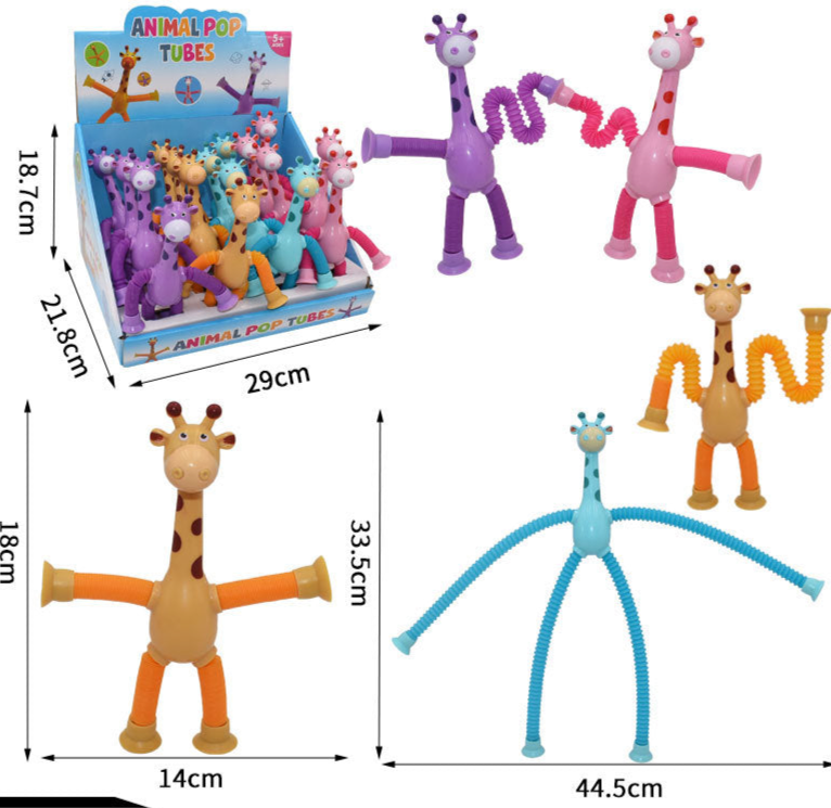 Cartoon Giraffe Variety Telescopic Tube