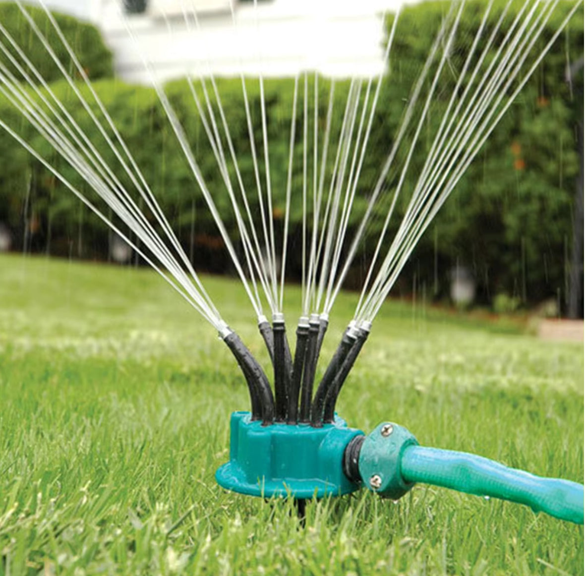 360 Adjustable Garden Automatic Multi-head Sprinkler Rotary