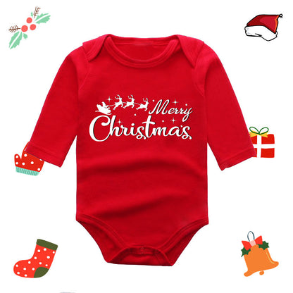 Christmas Red Elk Baby Newborn Onesie