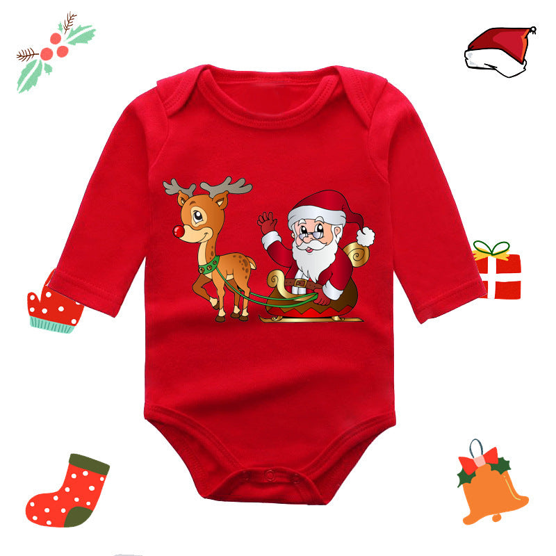 Christmas Red Elk Baby Newborn Onesie