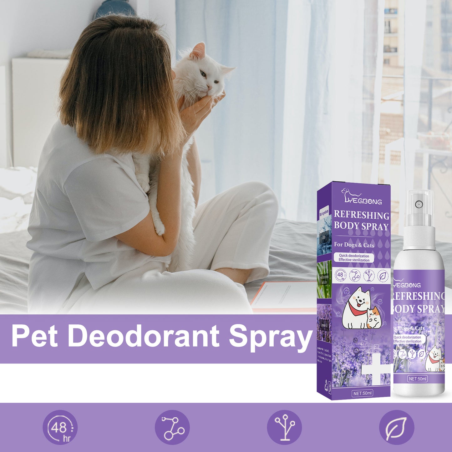 Pet Deodorant Spray 50ml