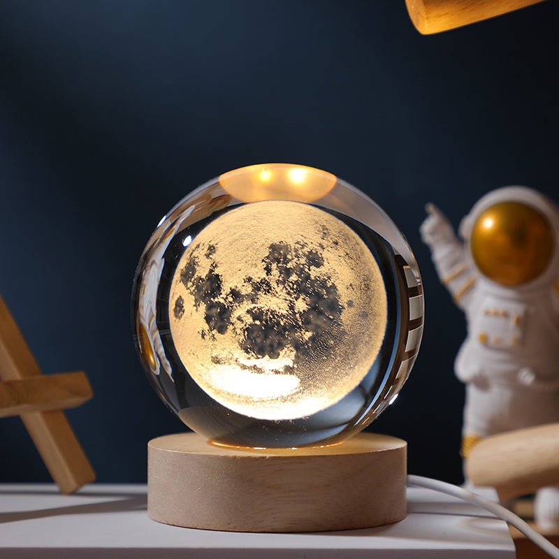 Moon Astronaut Planet Night Lamp