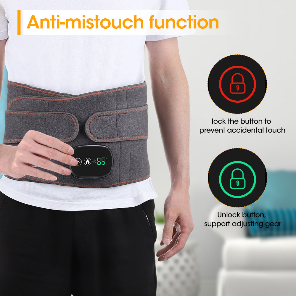 Dual Intrared Light Heating Massaging Waist Belt