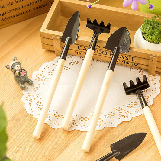 Mini Multi-Functional Loose Soil Shovel Three-Piece Set