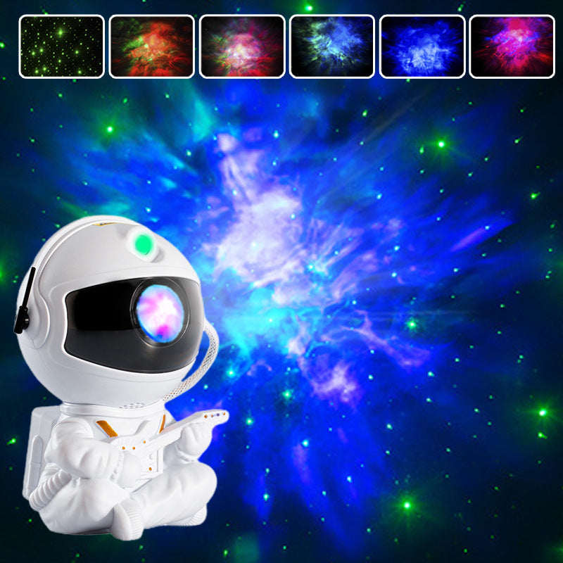 Astronaut Starry Sky Lamp Color Variations