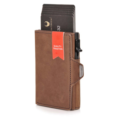 Genuine Leather Multi-Card Slot Card Holder