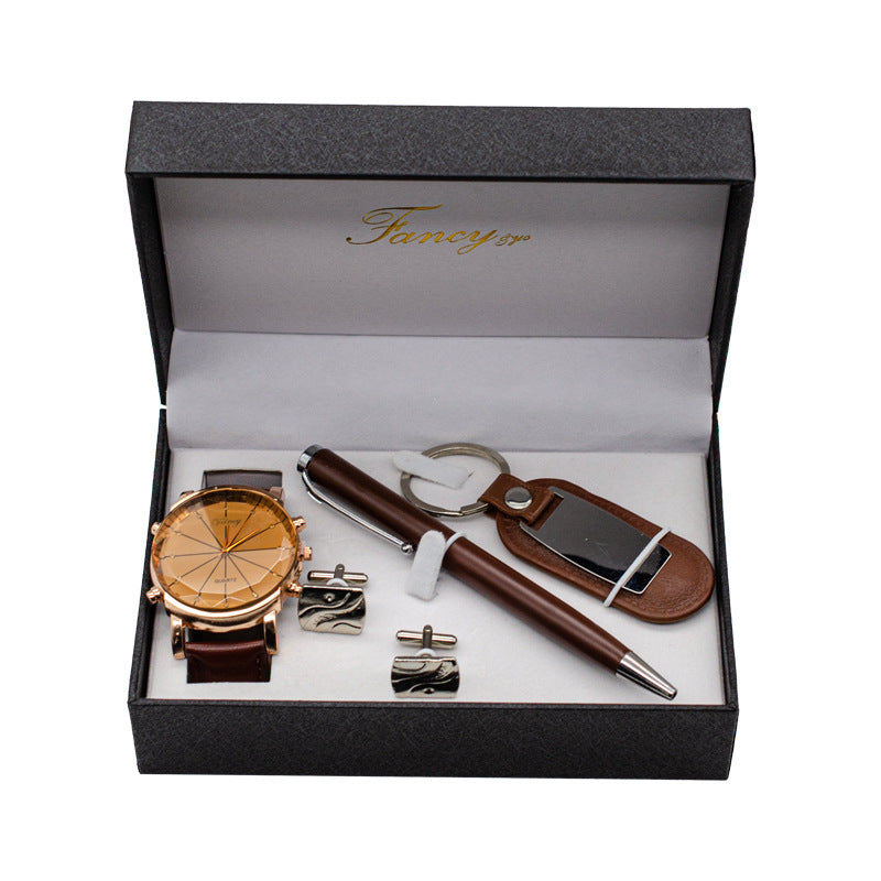 Four-piece Men’s Watch Box Set