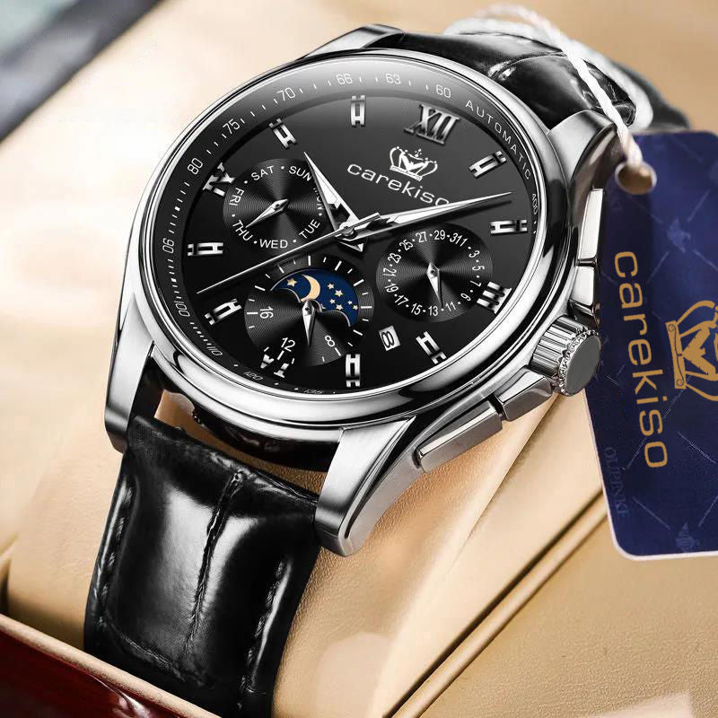 Carekiso Genuine Leather Men's Watch