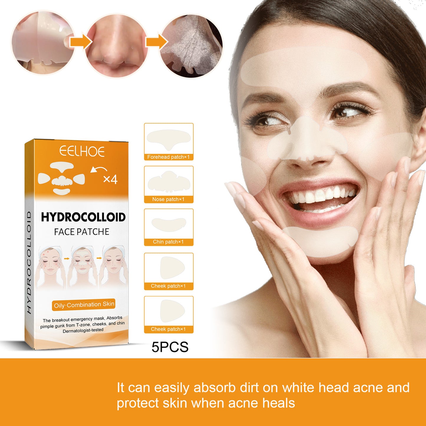 EELHOE Hydrogel Facial Acne Patch