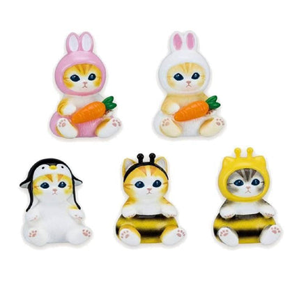 Mini Cute Cat Food Play Ornaments