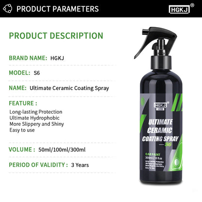 HGKJ-AUTO-S6 Ultimate Ceramic Coating Spray