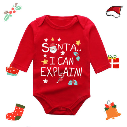 Christmas Red Elk Baby Newborn Onesie