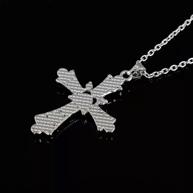 Bohemian Style Crystal Cross Necklace