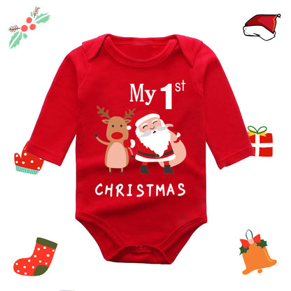 Christmas Red Elk Baby Newborn Onesie