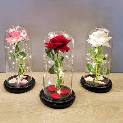 LED Light Rose Immortal Flower