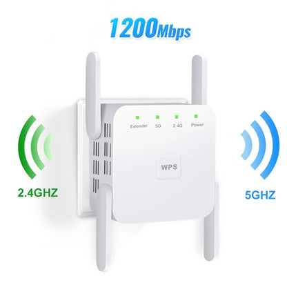 Wireless Dual-Band High-Power Network Booster