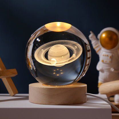 Moon Astronaut Planet Night Lamp