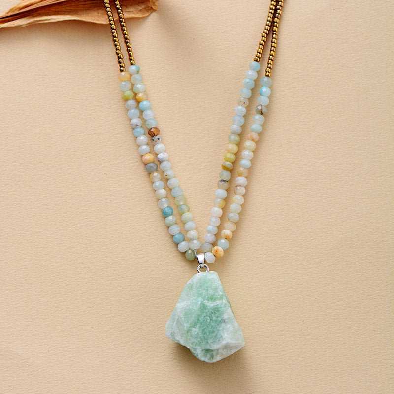 Amazonite Pendant Necklace