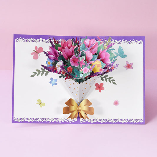 New Creative 3D Three-Dimensional Greeting Card