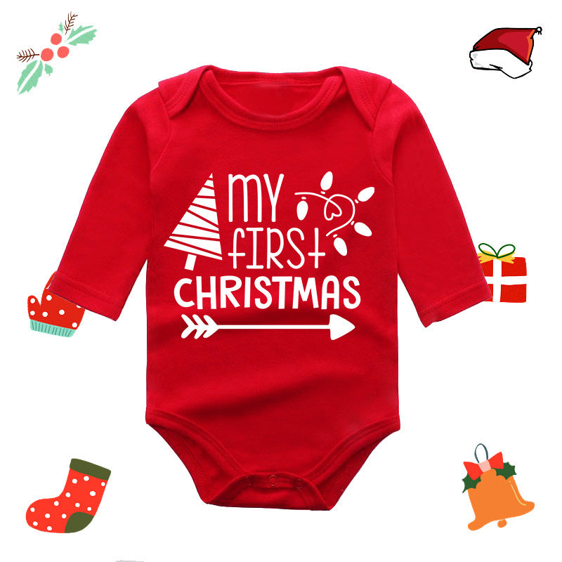 Christmas Red Elk Baby Newborn Onesie