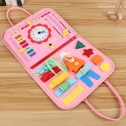 Children Educational Dressing Felt Learning Board