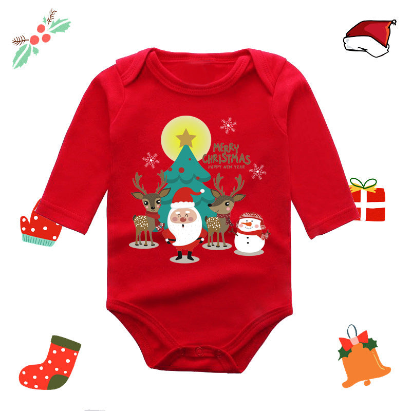 Christmas Red Elk Baby Newborn Onesie