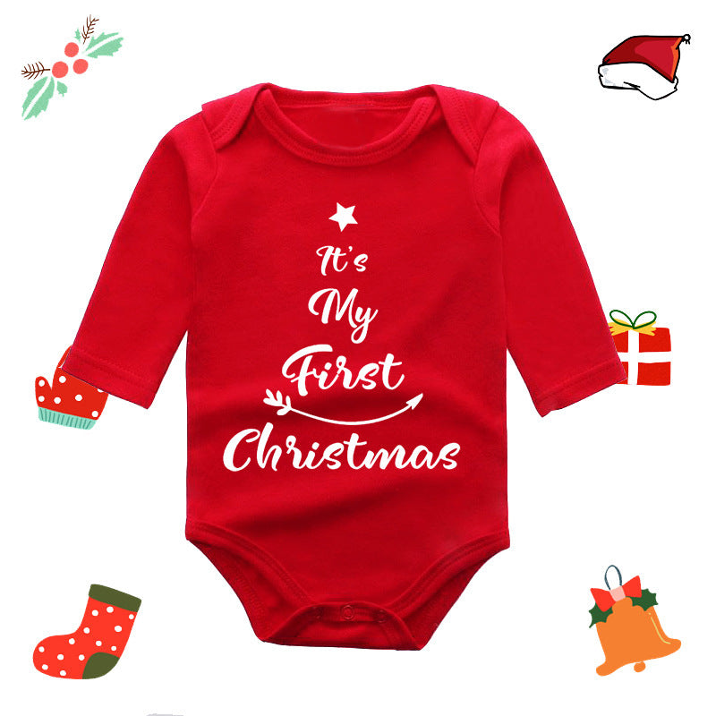 Christmas Red Elk Baby Newborn Onesie